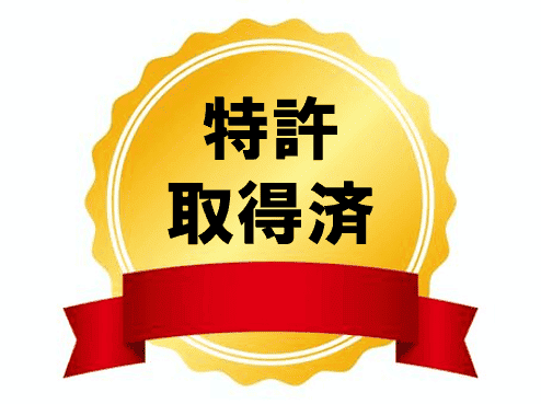 特許取得済